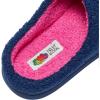 imageFruit of the Loom Womens Slipper Sherpa Grape Design Clog Memory Foam Navy XLargeNavy