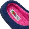 imageFruit of the Loom Womens Slipper Sherpa Grape Design Clog Memory Foam Navy XLargeNavy