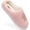 imageFruit of the Loom Womens Slipper Sherpa Grape Design Clog Memory Foam Navy XLargePink