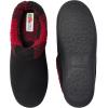 imageFruit of the Loom Mens Slipper IndoorOutdoor Microsuede ClogBlack