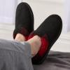 imageFruit of the Loom Mens Slipper IndoorOutdoor Microsuede ClogBlack
