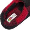 imageFruit of the Loom Mens Slipper IndoorOutdoor Microsuede ClogBlack