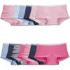 imageFruit of the Loom girls Cotton Boyshort Underwear14 Pack  Fashion Assorted