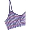 imageFruit of the Loom Girls Bra with Removable Cookies 2PackHappy StripeWhite