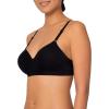 imageFruit of the Loom Womens 2Pack Seamless WireFree PushUp Bra  Soft Comfortable ampamp SupportiveBlack Hue