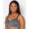 imageFruit of the Loom Womens 2Pack Seamless WireFree PushUp Bra  Soft Comfortable ampamp SupportiveBlack HueCharcoal Heather 2pack