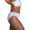 imageFruit of the Loom Womens Breathable Underwear Moisture Wicking Keeps You Cool ampamp Comfortable Available in Plus SizeMicro Mesh  Hi Cut  12 Pack  Colors May Vary