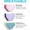 imageFruit of the Loom Womens Breathable Underwear Moisture Wicking Keeps You Cool ampamp Comfortable Available in Plus SizeMicro Mesh  Low Rise Brief  6 Pack  Colors May Vary