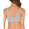 imageFruit of the Loom Womens MultiPack Front Closure Cotton BraHeather Grey