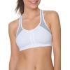 imageFruit of the Loom Womens MultiPack Front Closure Cotton BraWhite With GreyBlack With Grey