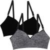 Black Hue/Charcoal Heather 2-pack