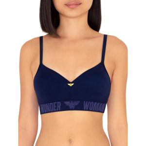 imageFruit of the Loom Womens 2Pack Seamless WireFree PushUp Bra  Soft Comfortable ampamp SupportiveMedevial Blue