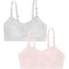 imageFruit of The Loom Womens AllDay 360 Stretch Wireless Bra  Seamless DesignRose ShadowGrey Heather