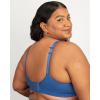 imageFruit of The Loom Womens Fit for Me Collection Plus Size Seamless Wireless Bra  Luxurious Blend for Ultimate ComfortDutch Blue