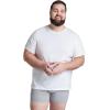 imageFruit of The Loom Mens Crew Tee Undershirts Moisture Wicking amp Tag Free Also Available in Big amp TallBig Man  White  6 Pack