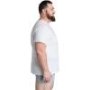 imageFruit of The Loom Mens Crew Tee Undershirts Moisture Wicking amp Tag Free Also Available in Big amp TallBig Man  White  6 Pack