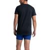 imageFruit of The Loom Mens Crew Tee Undershirts Moisture Wicking amp Tag Free Also Available in Big amp TallBlack  6 Pack