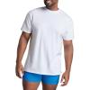 imageFruit of The Loom Mens Crew Tee Undershirts Moisture Wicking amp Tag Free Also Available in Big amp TallTall Man  White  6 Pack