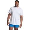 imageFruit of The Loom Mens Crew Tee Undershirts Moisture Wicking amp Tag Free Also Available in Big amp TallTall Man  White  6 Pack