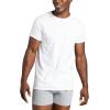 imageFruit of The Loom Mens Crew Tee Undershirts Moisture Wicking amp Tag Free Also Available in Big amp TallWhite  6 Pack