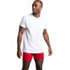 imageFruit of The Loom Mens Crew Tee Undershirts Moisture Wicking amp Tag Free Also Available in Big amp TallWhite  8 Pack