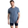 imageFruit of The Loom Mens Pocket Tee Undershirts Moisture Wicking amp Tag Free Short Sleeve Pocket TShirtsAssorted Blues  6 Pack  Pocket