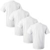 imageFruit of The Loom Mens TagFree Cotton UndershirtsRegular  Crew  4 Pack White