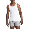 imageFruit of The Loom Mens TagFree Cotton UndershirtsRegular  Tank  4 Pack White