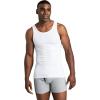 imageFruit of the Loom Mens Sleeveless Tag Free Moisture Wicking Tank AShirt6 Pack White