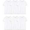 imageFruit of The Loom Mens Crew Tee Undershirts Moisture Wicking amp Tag Free Also Available in Big amp TallBig Man  White  6 Pack