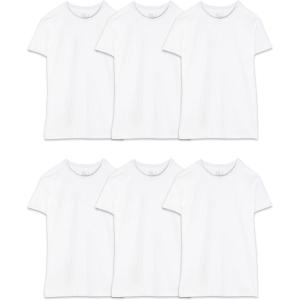 imageFruit of The Loom Mens Crew Tee Undershirts Moisture Wicking amp Tag Free Also Available in Big amp TallBig Man  White  6 Pack