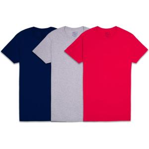 imageFruit of The Loom Mens Crew Tee Undershirts Moisture Wicking amp Tag Free Also Available in Big amp TallColors May Vary  3 Pack